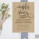 Couples Shower Invitation Template 