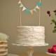 Custom Cake Bunting - Wedding Cake Topper