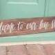 Rustic Wedding Sign, Welcome to Our Love Story Sign, Wooden Wedding Sign, Rustic Home Wall Art 