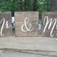 Mr & Mrs Signs, Sweetheart Table Signs, Wedding Table Signs, Wedding Table Decor, Table Numbers, Wooden Wedding Signs,  Wedding Decor,