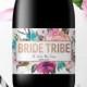 Bride Tribe Mini Champagne label, Mini Wine Label, Bachelorette Party, Custom, Engagement Party, Bridesmaid Gift Ideas, Be My Bridesmaid