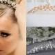 Bridal Tiara, Rose Gold Wedding Tiara, Swarovski Pearl Crystal Bridal Tiara, Vintage Style Flower Leaf Bridal Crown Accessories, TIMOTHEA