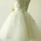 Applique Lace Flower Girl Dress Tutu Tulle Children Dress with Big Bow