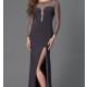 Long Sleeve Floor Length Formal Dress - Brand Prom Dresses
