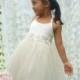 Ivory flower girl dress, Girl dress, Rustic flower girl dress, Toddler Girl dress, Girls Full length dress
