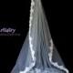 Bridal Veil, Chapel Veil, Mantilla Bridal Veil, Mantilla, Alencon Lace Veil, Made-to-Order Veil, Custom Veil
