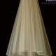 Bridal Veil, Radiance Veil, 2 Tier Bridal Veil, Satin Cord Edge Veil, Fingertip Veil, Made-to-Order Veil, Handmade Veil