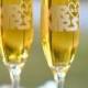 Star Wars Mr & Mrs Toasting Flutes - Star Wars Wedding - Champagne Flutes