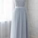 Long prom dress, chiffon bridesmaid dress, formal dress,evening dress