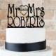 Wedding Cake Topper 6"x3,5" (item number 10059) 1/8" thick acrylic