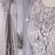 2016 Light Gray Bridesmaid Dress Long Dress, Lace Illusion Wedding Dress, Open Back Prom Dress, Chiffon Women Formal Dress Floor (T160)