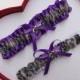 Wedding Garters Mossy Oak Purple Camouflage Camo Set Keepsake Toss Plus Size Wedding Garters Prom