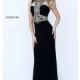 Black Open Back Sleeveless Long Prom Dress by Sherri Hill - Discount Evening Dresses 