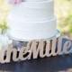 Personalized Wedding Hashtag Sign, Photo Prop or Wedding Decor, Wooden Words Hashtag Sign, Name in Wood (Item - PHT100)