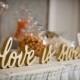 Love Is Sweet Signs for Wedding Dessert Table Sign for Candy, Dessert, or Wedding Table Decor - Wooden Signs for Wedding (Item - LIS200)