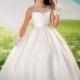 Marys Bridal F429 Illusion Back Scoop Neckline Sweetheart Bodice Dress - Marys Bridal Pageant Dress - 2017 New Wedding Dresses