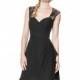 Black/Black Sweetheart Dress by Bari Jay - Color Your Classy Wardrobe