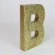 Gold Glittered Letters, 8 inch Self Standing, Wedding, Bridal Shower/ Baby Shower/Party Decor/Photo Props/Paper Mache