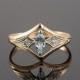 Art Deco Ring, Gold Ring, Gemstone Ring, Geometric Ring, Promise Ring, Antique Ring, Birthstone Ring, Marquise Ring, Rose Gold Ring