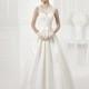 Style Florencia by Alma Novia - Floor length Chapel Length Sleeveless Illusion Ballgown Dress - 2017 Unique Wedding Shop