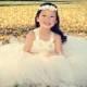 Ivory Flower Girl Dress, Ivory tutu dress, Flower Girl Tutu Dress, Wedding tutu dress, Ivory and pearls flower girl tutu dress, flower girl