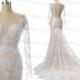 Long Sleeve Elegant Wedding Dress Handmade Lace Mermaid Wedding Gowns White/Ivory Bridal Gowns Lace Dress For Wedding