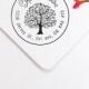 Reserved Listing for caitiecollis Tree Personalized Pre-inked Stamp (Self Inking Stamp) Wedding Stamp, RSVP, Business Stamp (P1015R)