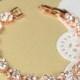 Rose Gold Bridal Bracelet SET - Wedding Bridal Jewelry