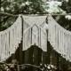 Macrame Wedding Backdrop Curtain - Bohemian - Modern -