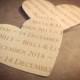 Personalised Confetti Personalized Rustic Wedding Decor Paper Hearts Diecuts Table Confetti Literary Romantic Biodegradable