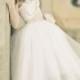Strapless Ballerina Style Tulle Tea Length Wedding Dress