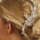 Bridal headpiece, bridal comb, crystal comb, Crystal Art Deco hair jewelry, Bridal Rhinestone Hair comb,  Wedding hair accessory