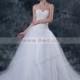 A-line Sweetheart Sleeveless Tulle White Wedding Dress With Appliques BUKCH217 In Canada Wedding Dress Prices - dressosity.com