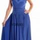 Indigo Blue Long Party dress.Plus Size Draped Waist Long Dress.Maternity Dress bridesmaids.Maxi Woman Dress Clothes