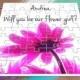 Puzzle // Flower Girl Puzzle // Customizable Flower Girl or Junior Bridesmaid Puzzle // 25 Piece Puzzle
