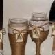 Country Wedding Wine Glass and Beer Glass / Cake Serving Set / Rustic Wedding Toasting Wine Glass and Beer Pilsner / Cake Set / Cake Table