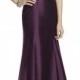 Alfred Sung Mikado Jersey Bodice Trumpet Gown