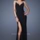 Black Sugarplum La Femme 20025 La Femme Prom - Top Design Dress Online Shop