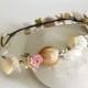 Beach Bridal Tiara,Wedding SeaShell Headpiece,Freshwater Pearls,Starfish Crown,Wedding Hair accessories,  handmade by CyShell