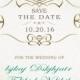 Confer Medals Save The Dates Cards HPS037