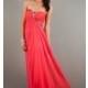 Wholesale Chiffon Long Red Strapless Sweetheart A-line Prom/evening/bridesmaid Dresses La Femme 18186 - Cheap Discount Evening Gowns