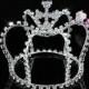 Crowns, Silver Crowns, Cake Topper Crown, Crown With Cross, Rhinestone Crown, Princess Crown, Photo Prop, Bridal Crown, Wedding Crown