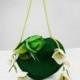 Felted Bag Wedding Handbag NunoFelt Purse Nunofelt Bag Nuno felt Silk fairy jade olive floral fantasy shoulder bag Fiber Art boho
