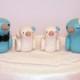 Love Birds Wedding Cake Topper - Modern Family Custom Choice of Colors