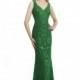 Floor Length V-Neck Open Back Dress 14905 - Brand Prom Dresses