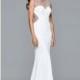 Ivory Faviana S8014 - Fitted Sleeveless Long Jersey Knit Open Back Sexy Sheer Dress - Customize Your Prom Dress