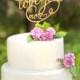 Love You More Wedding Cake Topper