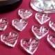 Personalised Heart Wedding Table Decorations - Mr & Mrs Scatter Favours, Married Titles and Date, Acrylic Personalized Favors, Confetti