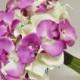 Tropical Bouquet - Destination Wedding Bouquet - Real Touch Bouquet - Calla Lilies,Orchids, Real Touch Calla Lilly Bouquet