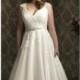 A-line Gown with Cap Sleeves by Allure Bridals - Color Your Classy Wardrobe